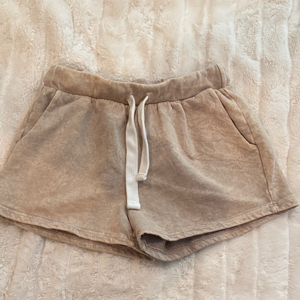 Love Tan Athletic Shorts for Women